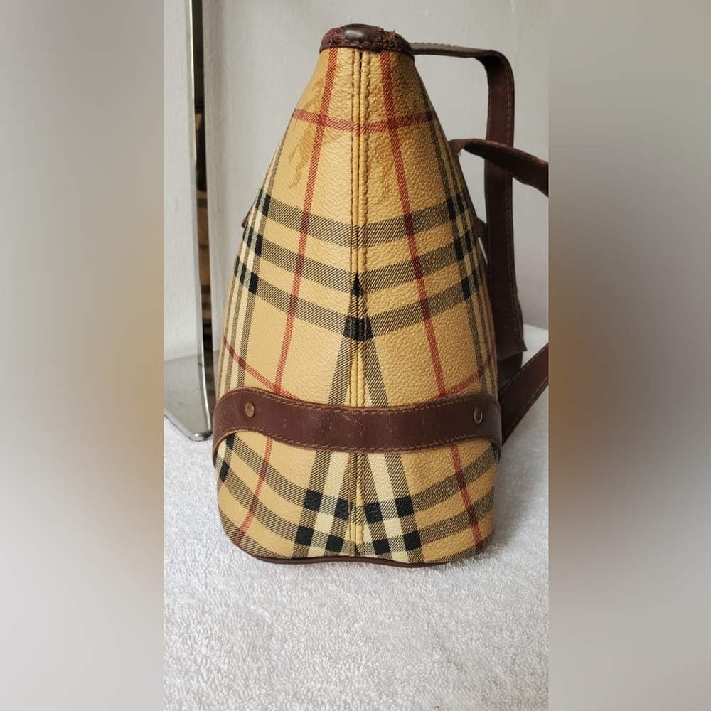 Burberry Haymarket check tote bag - Picture 4 of 13